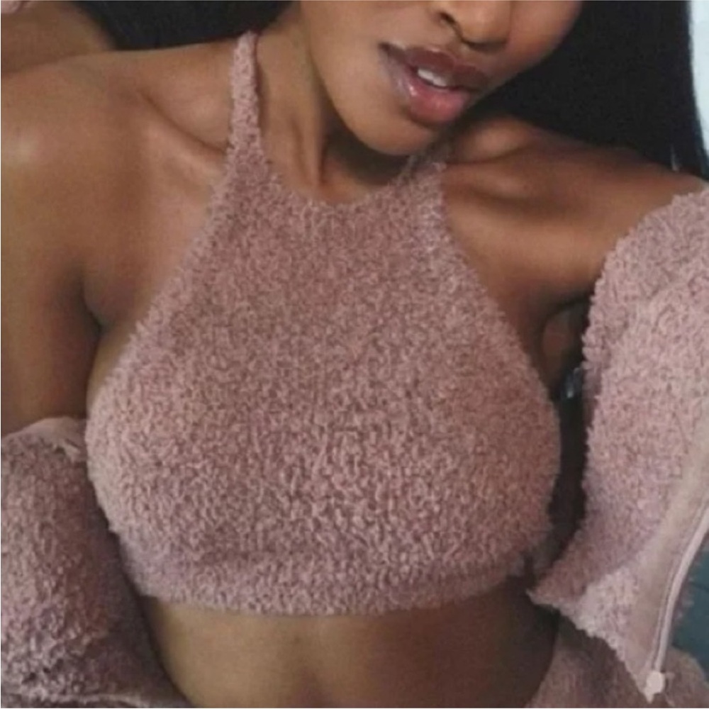 NWT SKIMS Teddy Cozy Halter Top‎